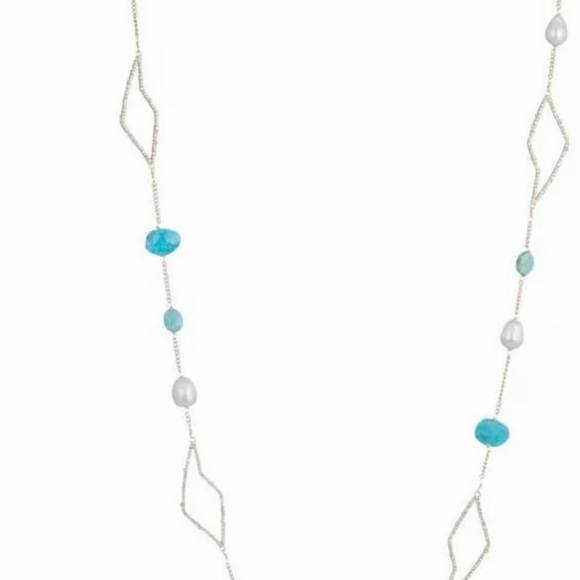 NWT Alexis Bittar Encrusted Petal Station Necklace - Picture 3 of 3